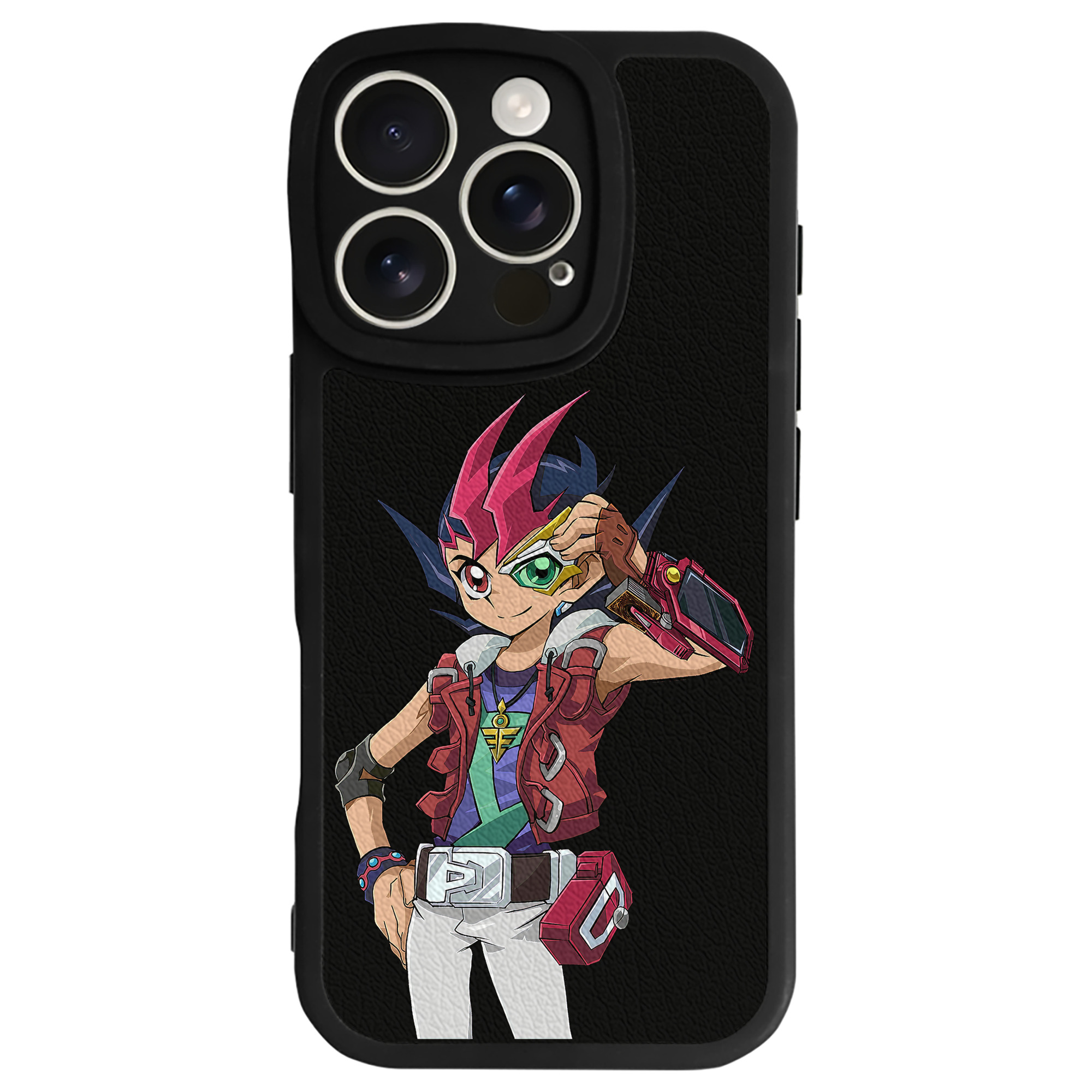 遊☆戯☆王 Yu-Gi-Oh! 【iPhone 16シリーズ対応】シリコンスマホケース（レザー調） 材質：シリコン